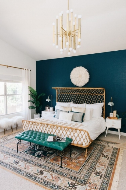 Classy Teal Decor Bedroom Image