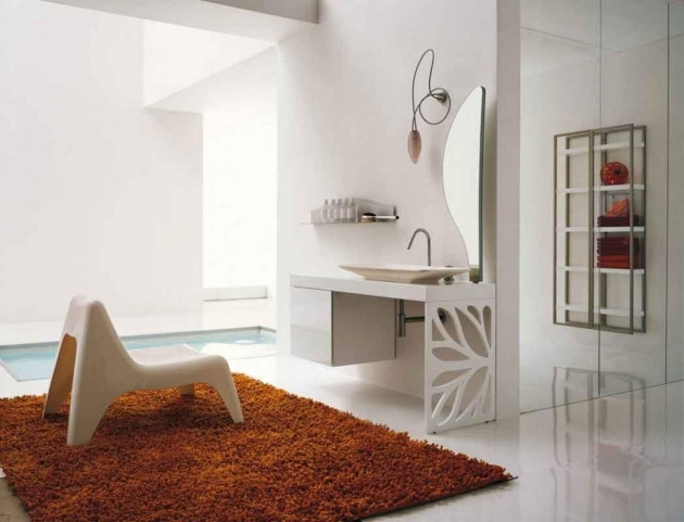Classy Unique Bathroom Chairs Image