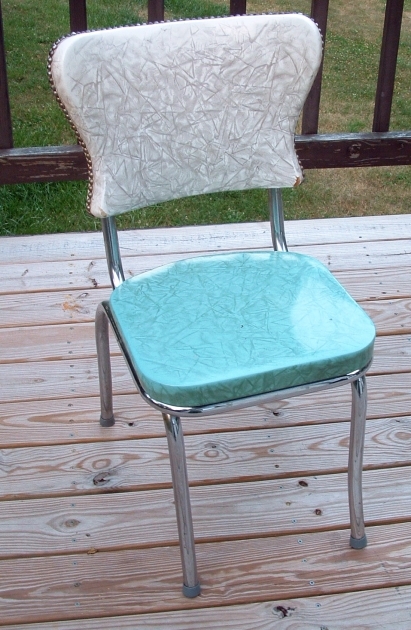 Classy Vinyl Padded Kitchen Chairs Photo