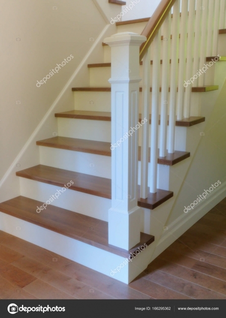Classy White Stairs Wooden Photo