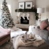 Christmas Decor Living Room Pinterest