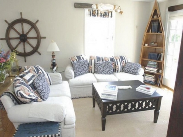 Fantastic Nautical Living Room Furniture Photo