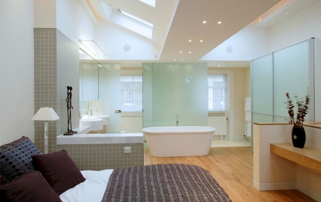 Fantastic Open Master Bedroom And Bathroom Ideas Picture