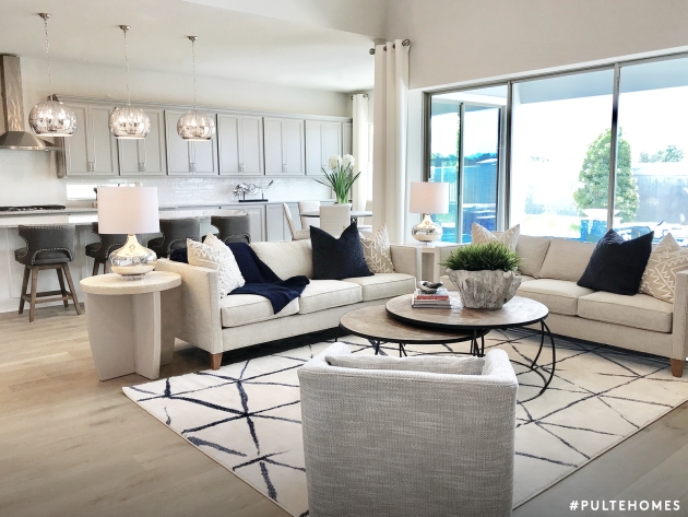 Fantastic Open To Below Living Room Design Picture