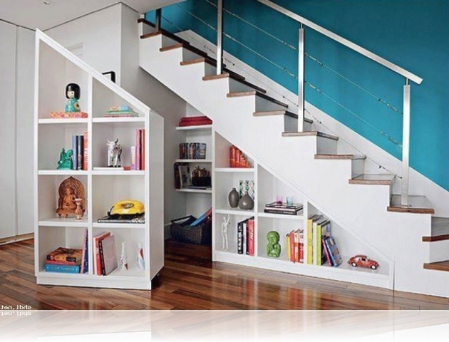 Fantastic Shelves Stairs Modern Picture