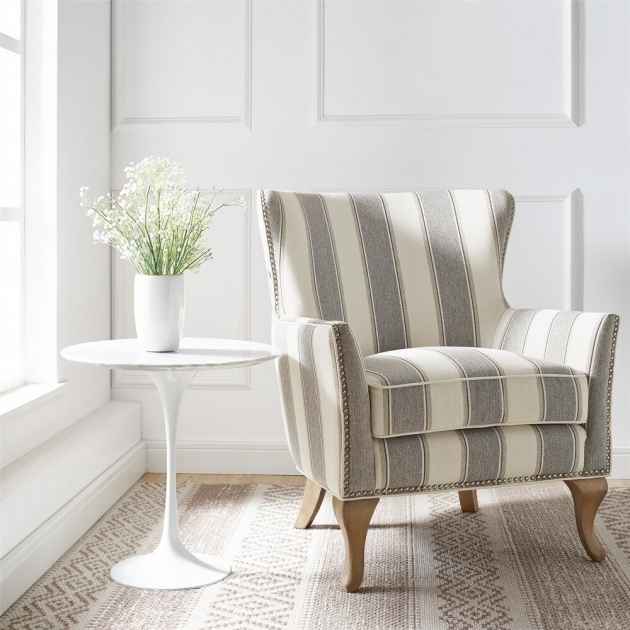 Fantastic Striped Living Room Chairs Image