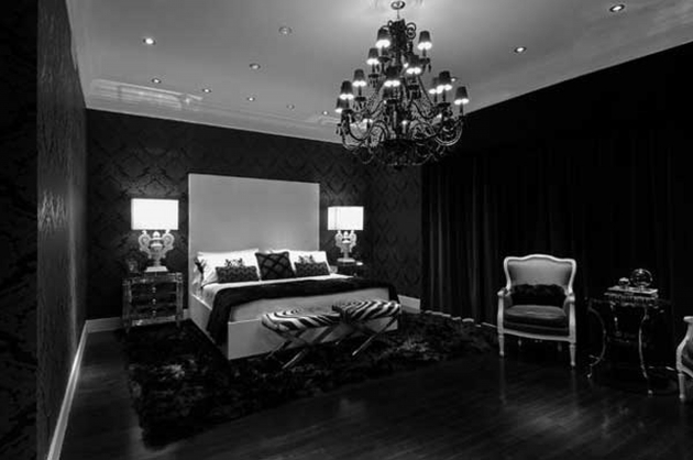 Fascinating Bedroom Decor Black Furniture Pic