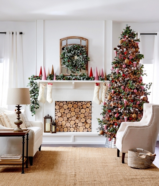 Fascinating Christmas Living Room Decor Picture
