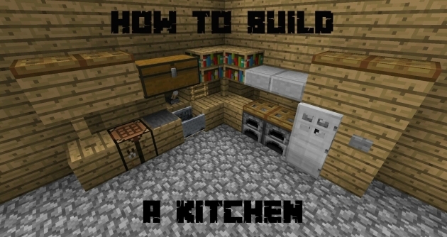 Fascinating Kitchen Furniture Minecraft Picture