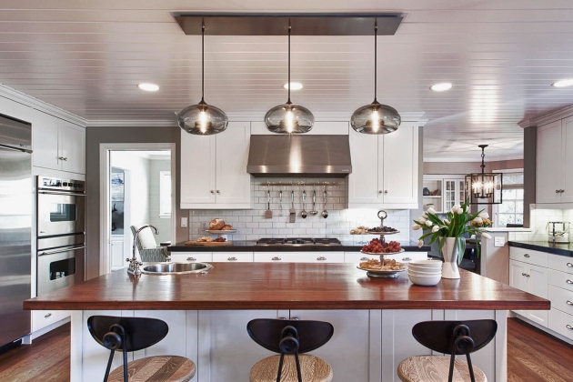 Fascinating Kitchen Modern Lighting Picture