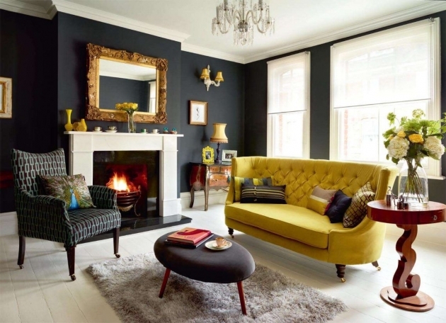 Fascinating Modern Victorian Living Room Designs Image