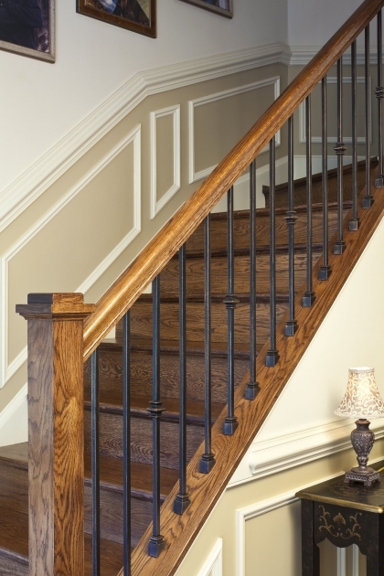 Fascinating Wrought Iron Railings For Stairs Interior Photo