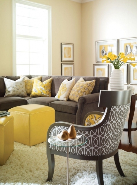 Fascinating Yellow And Gray Living Room Ideas Pic