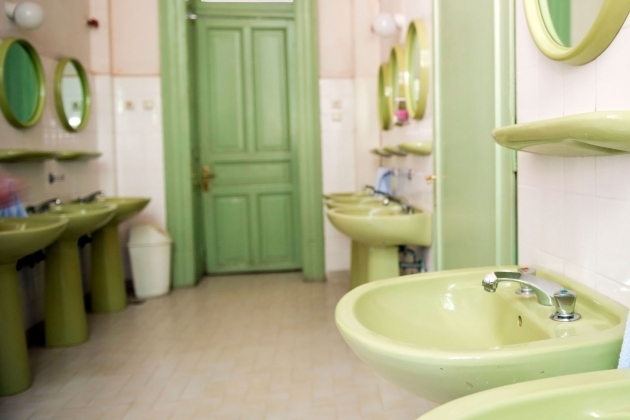 Good Avocado Bathroom Modern Pic