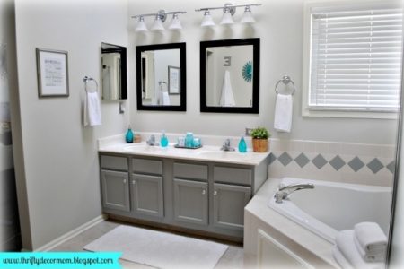 Bathroom Decor Gray And Teal