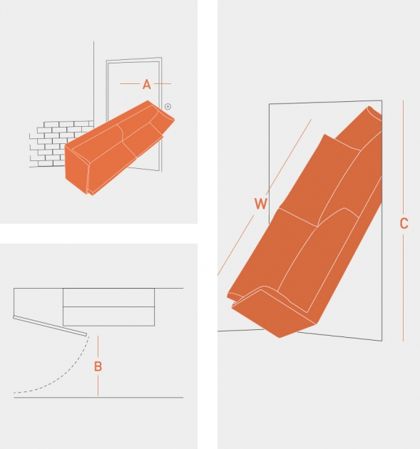 Good How To Get A Sofa Up Narrow Stairs Pic