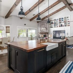 Living Room Kitchen Open Concept