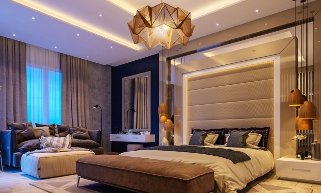 Good Master Bedroom Modern Lighting Picture