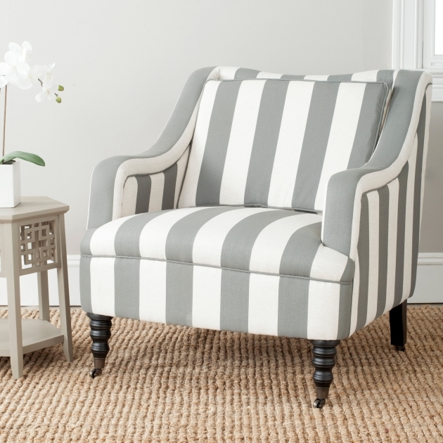 Good Striped Living Room Chairs Pic