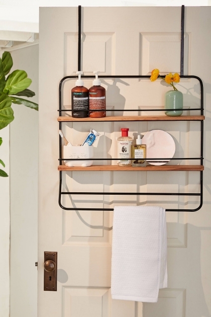Gorgeous Bathroom Shelf Design Photo