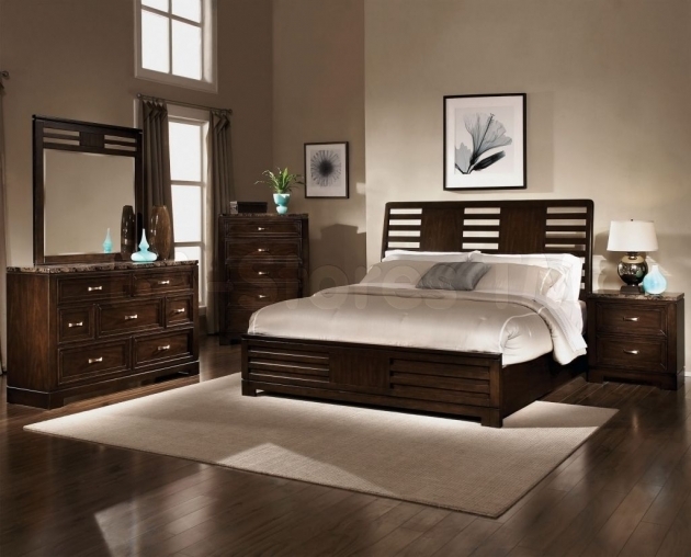 Gorgeous Bedroom Decor Dark Furniture Pic