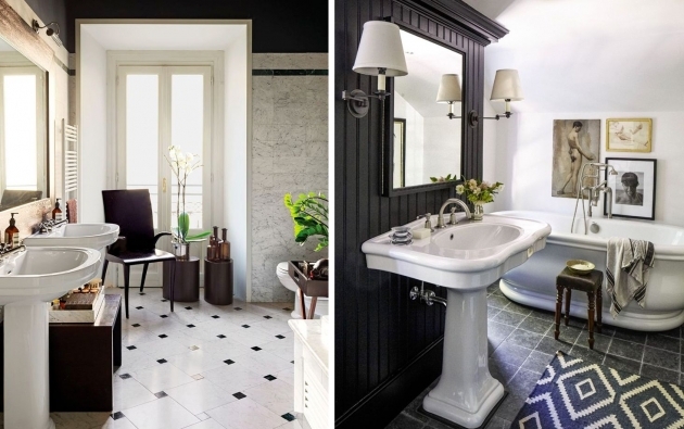 Gorgeous Black And White Bathroom Ideas Photo