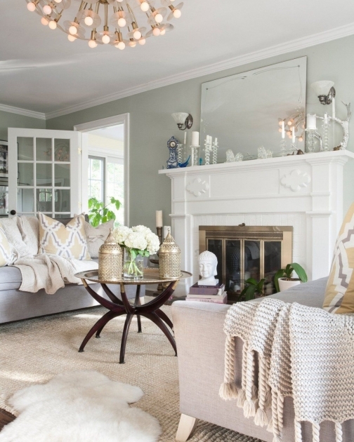 Gorgeous Cream Living Room Ideas Photo