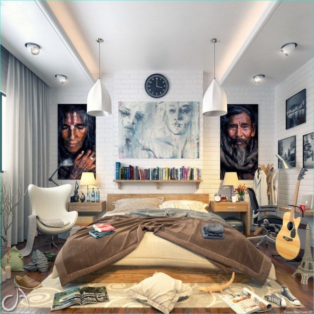 Gorgeous Indie Bedroom Decor Photo