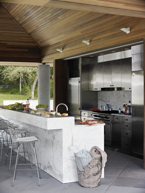 Gorgeous Kitchen Design Outdoor Pic