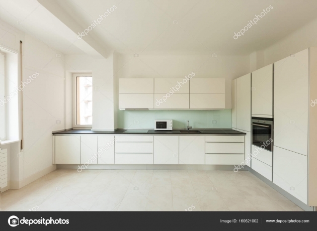 Gorgeous Kitchen Empty Interior Photo