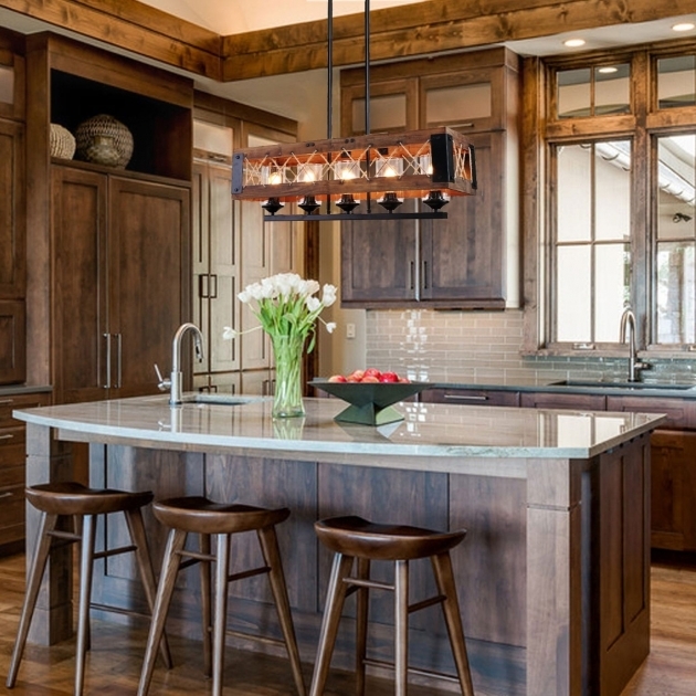 Gorgeous Kitchen Furniture Lighting Photo
