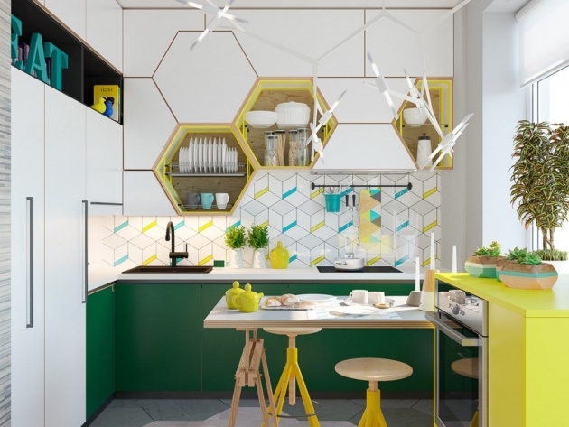 Gorgeous Kitchen Ideas Along One Wall Image