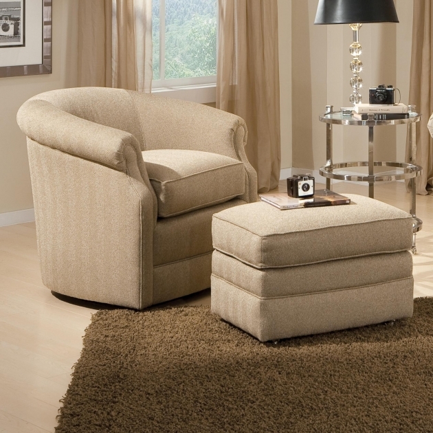 Gorgeous Living Room Chairs With Ottoman Image