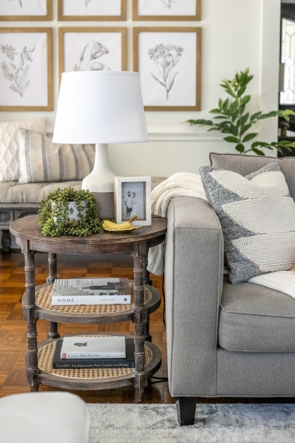 Gorgeous Living Room Design End Tables Picture