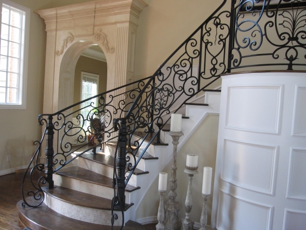 Gorgeous Metal Railing For Stairs Interior Pic