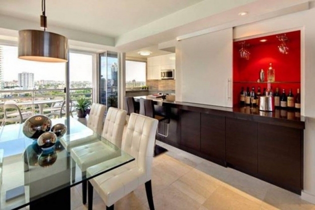 Gorgeous Modern Living Room Bar Photo