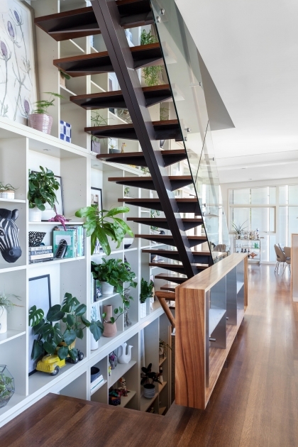 Gorgeous Shelves Stairs Modern Photo