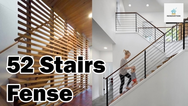 Gorgeous Stairs Fence Design Pic