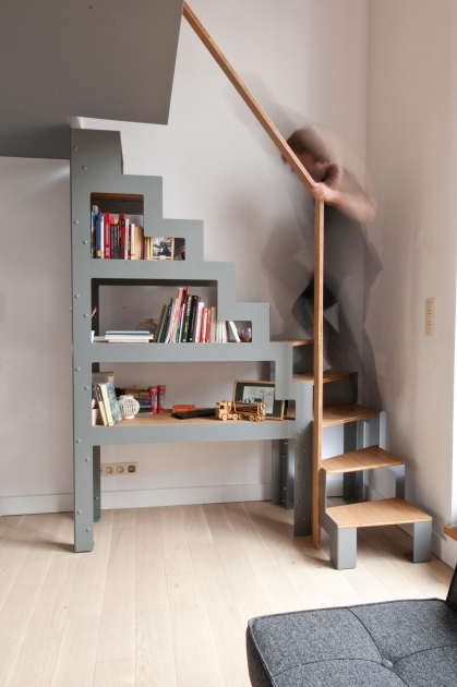 Gorgeous Stairs With Furniture Pic