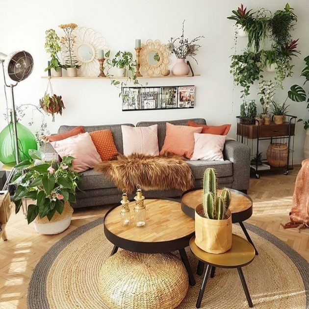 Inspiration Bohemian Living Room Decor Pic