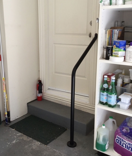 Inspiration Handrails For Garage Stairs Image