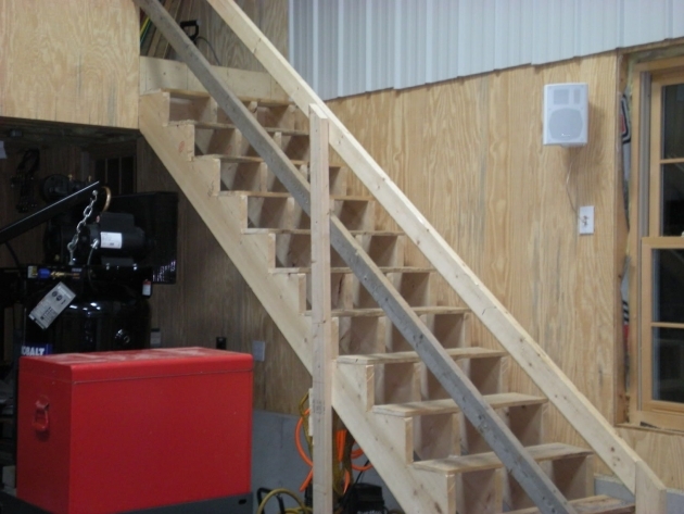 Inspiration Handrails For Garage Stairs Image