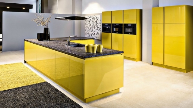 Inspiration Modern Yellow Kitchen Picture