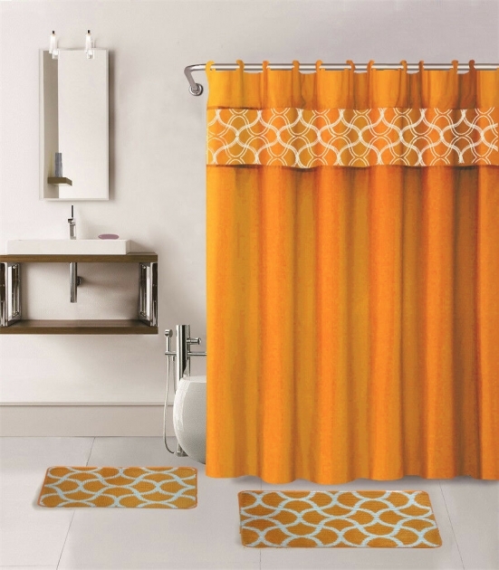Inspiration Orange Bathroom Sets Image