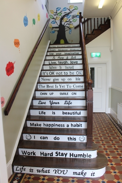 Inspiration Stairs Decoration Ideas For School Photo
