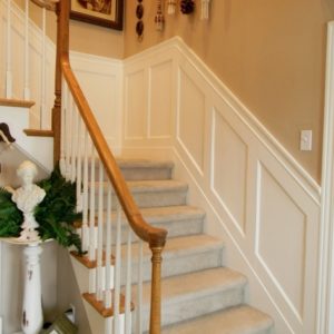 Wainscoting On Stairs Ideas