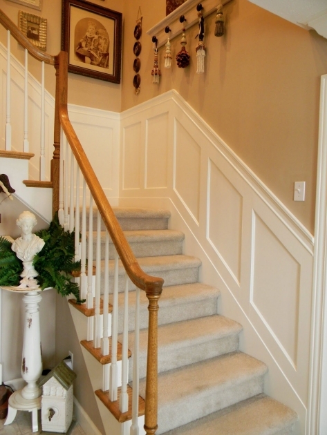 Inspiration Wainscoting On Stairs Ideas Picture