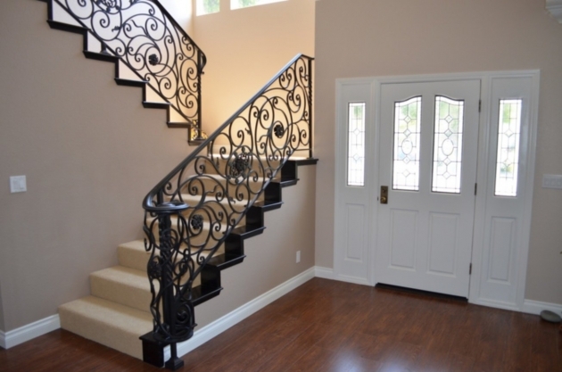 Inspiration Wrought Iron Railings For Stairs Interior Image