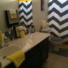 Yellow Grey And White Bathroom Decor