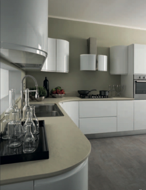 Inspirational Corner Kitchen Modern Photo